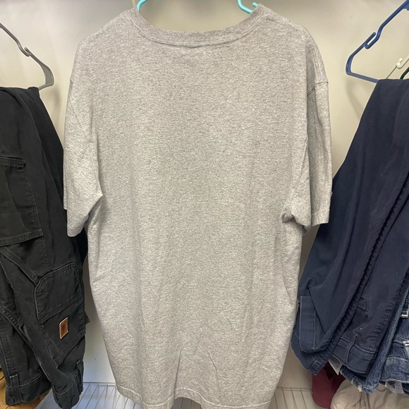 Carhartt Size Medium K195 Logo Tee Heather Gray - Picture 2 of 4